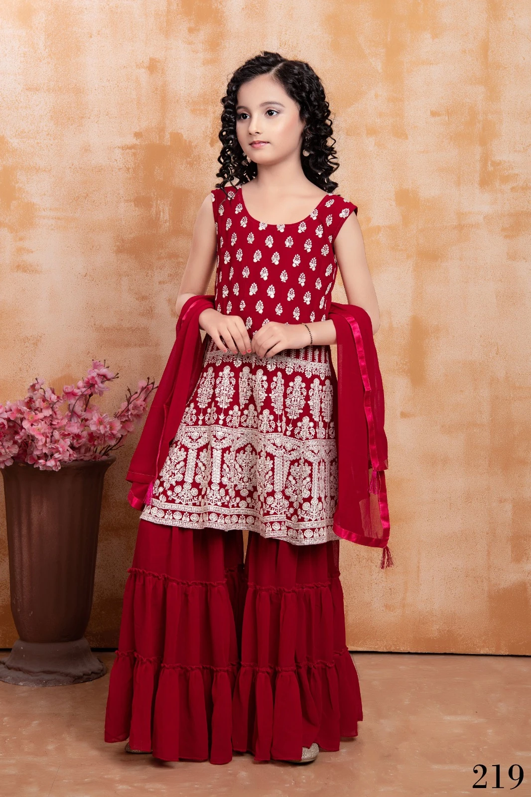 Vardan Ethnic Aaradhna Vol 31 Faux Georgette Wholesale Kidswear Lehenga Catalog